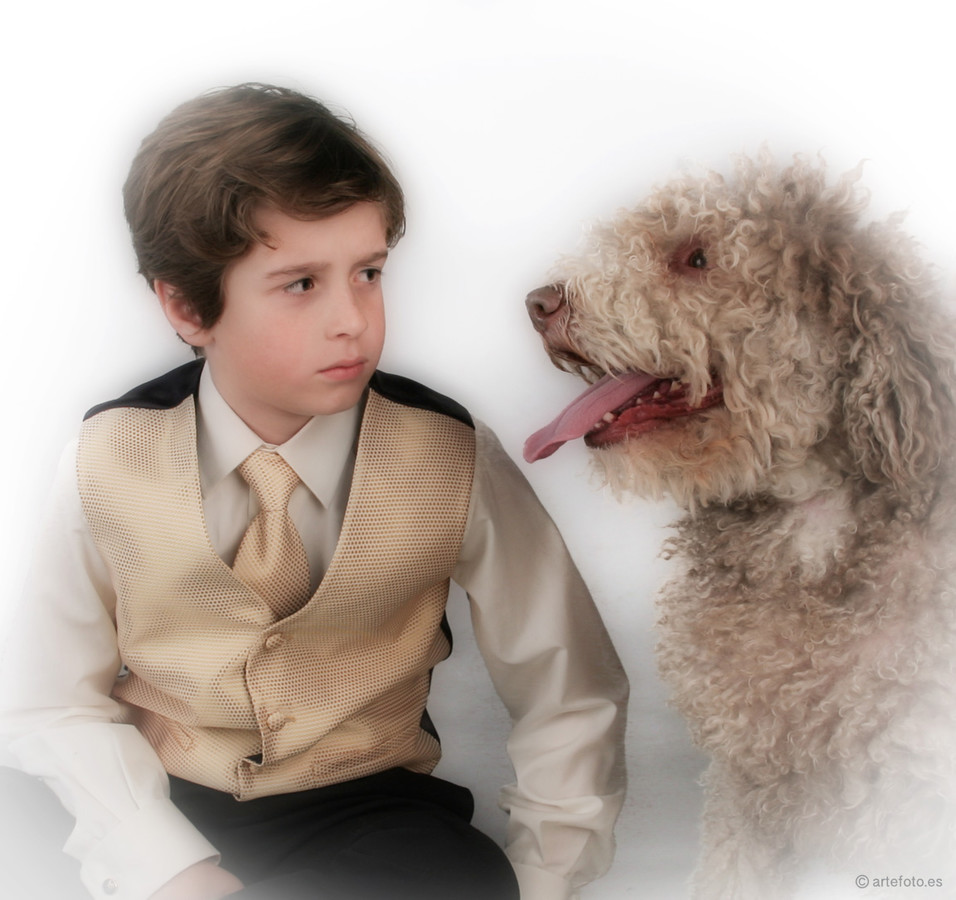 Pablo y su perra Diana